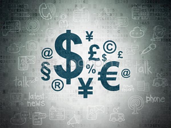 數(shù)字數(shù)據(jù)紙背景下的新聞概念金融符號及其數(shù)據(jù)處理